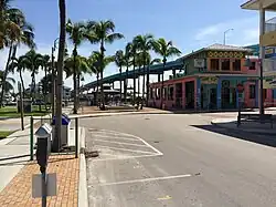 The former bridges were located at the end of Old San Carlos Boulevard, next to the current bridge