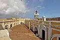 18th-century Baroque Neoclassical courtyard of El Morro
