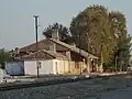 Develiköy station in 2011, before construction of the İZBAN platform.