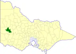 Location in Victoria