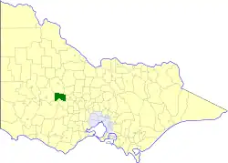 Location in Victoria