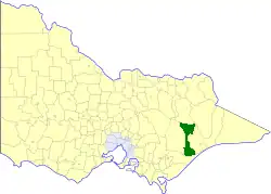 Location in Victoria