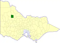 Location in Victoria