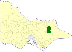 Location in Victoria