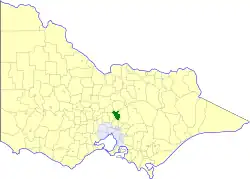 Location in Victoria
