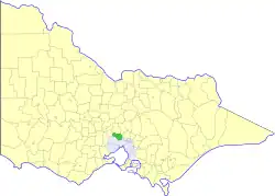 Location in Victoria