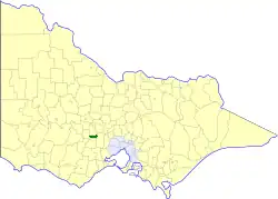 Location in Victoria
