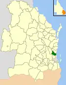 Location within Queensland