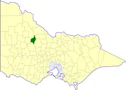 Location in Victoria