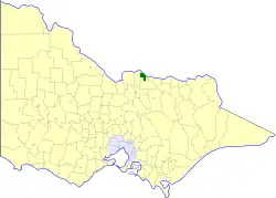 Location in Victoria