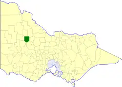 Location in Victoria