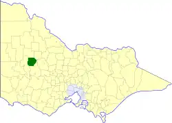 Location in Victoria