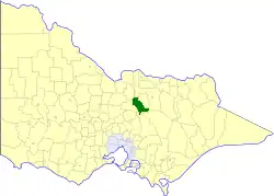 Location in Victoria