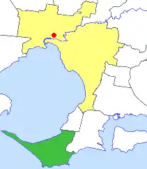 Location in Melbourne
