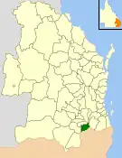 Location within Queensland