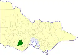 Location in Victoria