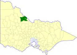 Location in Victoria