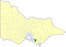Location in Victoria