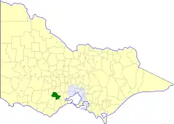 Location in Victoria