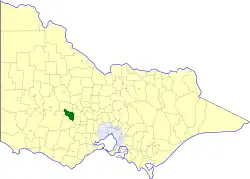 Location in Victoria