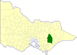 Location in Victoria