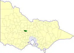 Location in Victoria