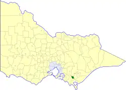 Location in Victoria