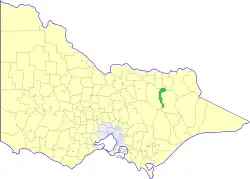 Location in Victoria