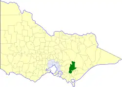 Location in Victoria
