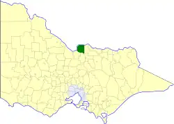 Location in Victoria