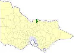 Location in Victoria