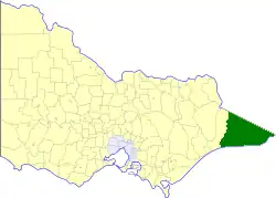 Location in Victoria