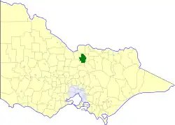 Location in Victoria