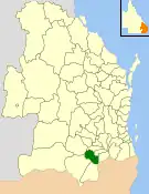 Location within Queensland