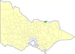 Location in Victoria