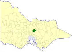 Location in Victoria