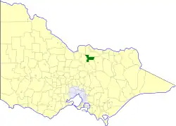 Location in Victoria