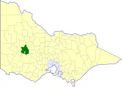 Location in Victoria