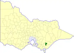 Location in Victoria