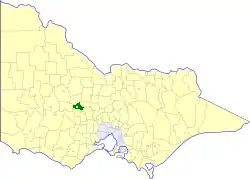 Location in Victoria