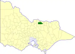 Location in Victoria
