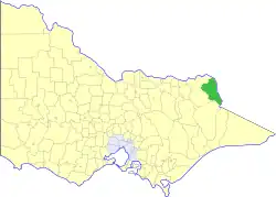 Location in Victoria