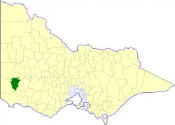 Location in Victoria