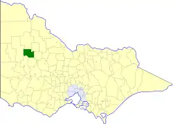 Location in Victoria