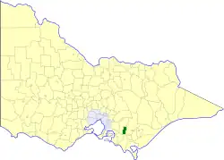 Location in Victoria