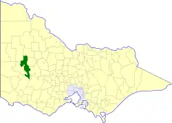 Location in Victoria