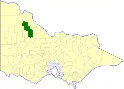 Location in Victoria