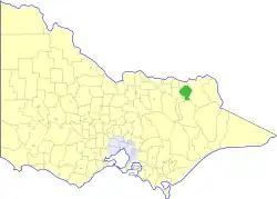 Location in Victoria