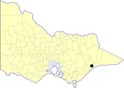 Location in Victoria