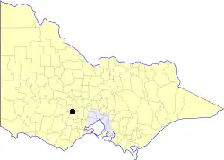 Location in Victoria